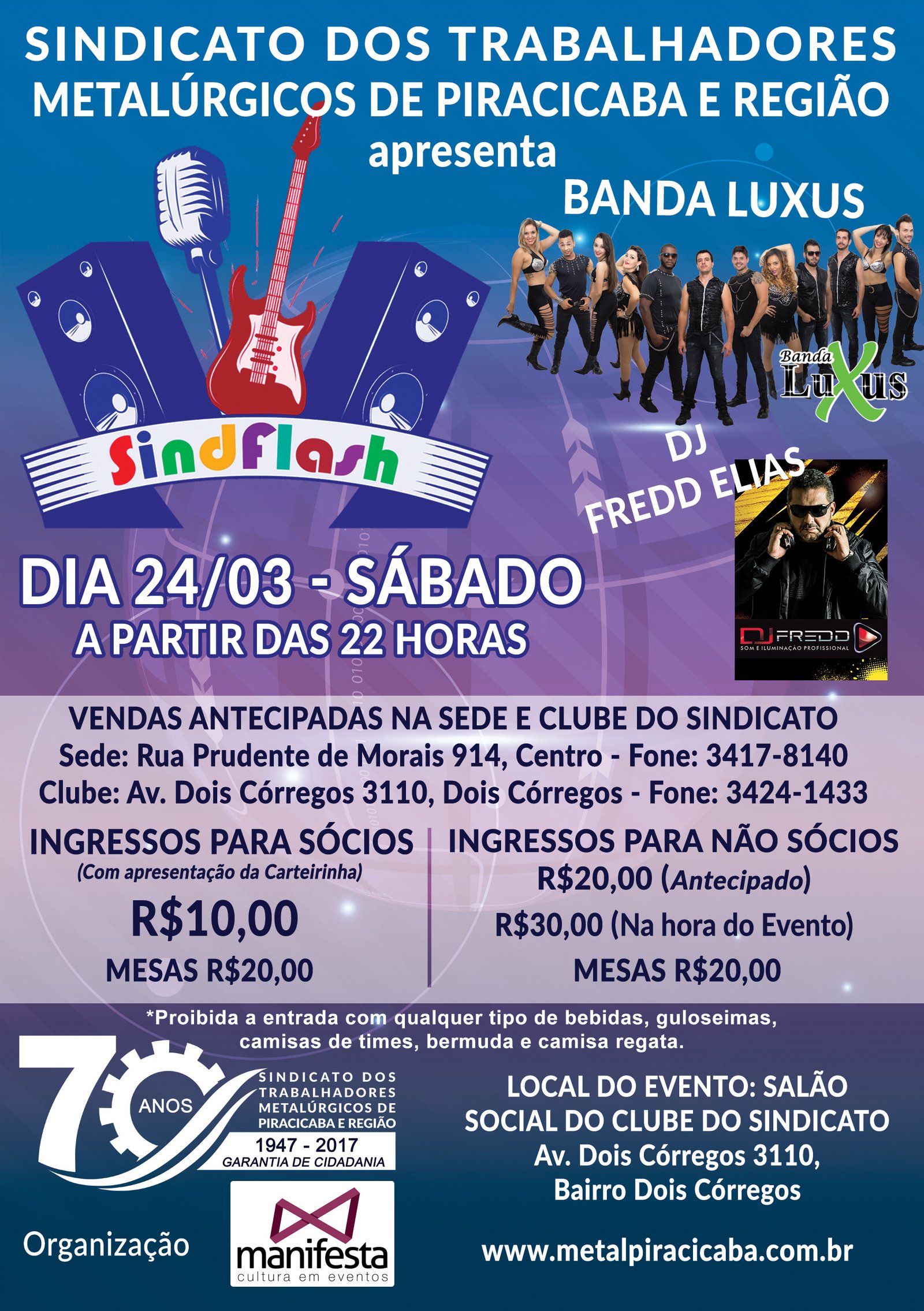 Sindflash dia 24 de março