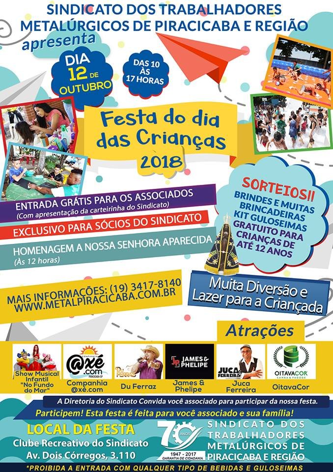 festa crianças 2018