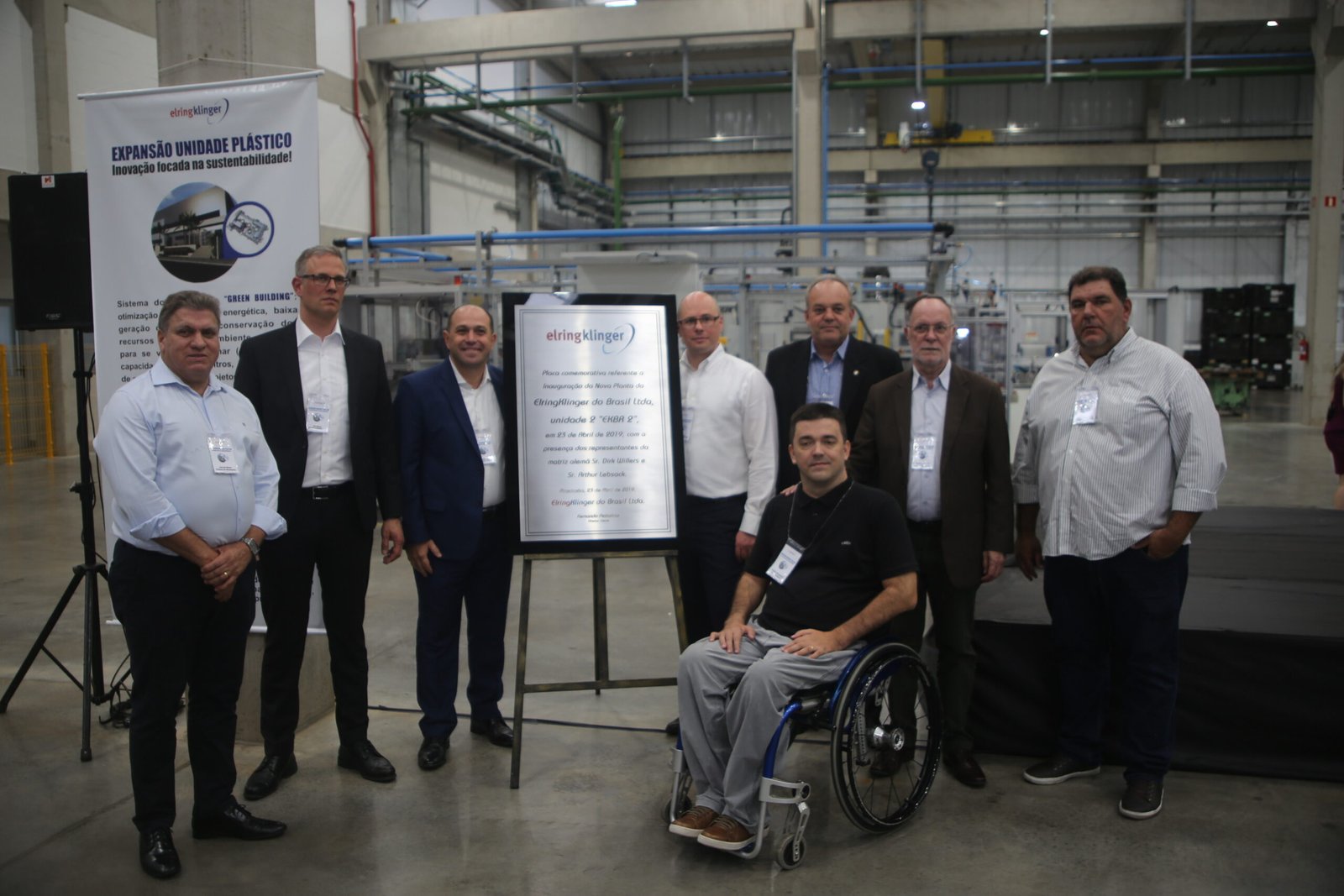 Sindicato participa de cerimônia de inauguração da nova fábrica da ElringKlinger