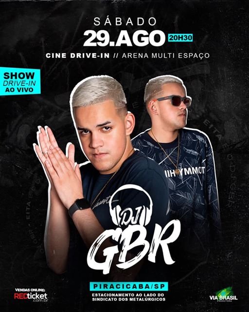 É O DJ GBR NO #CINEDRIVEINPIRACICABA