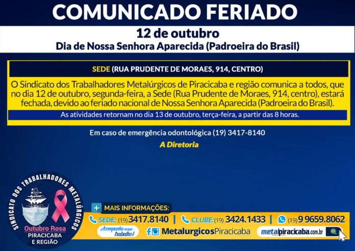Comunicado Feriado12 de outubro-web