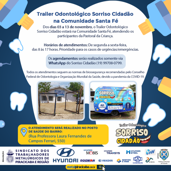 Comunicado Trailer Odontológico USF Santa Fé 2020