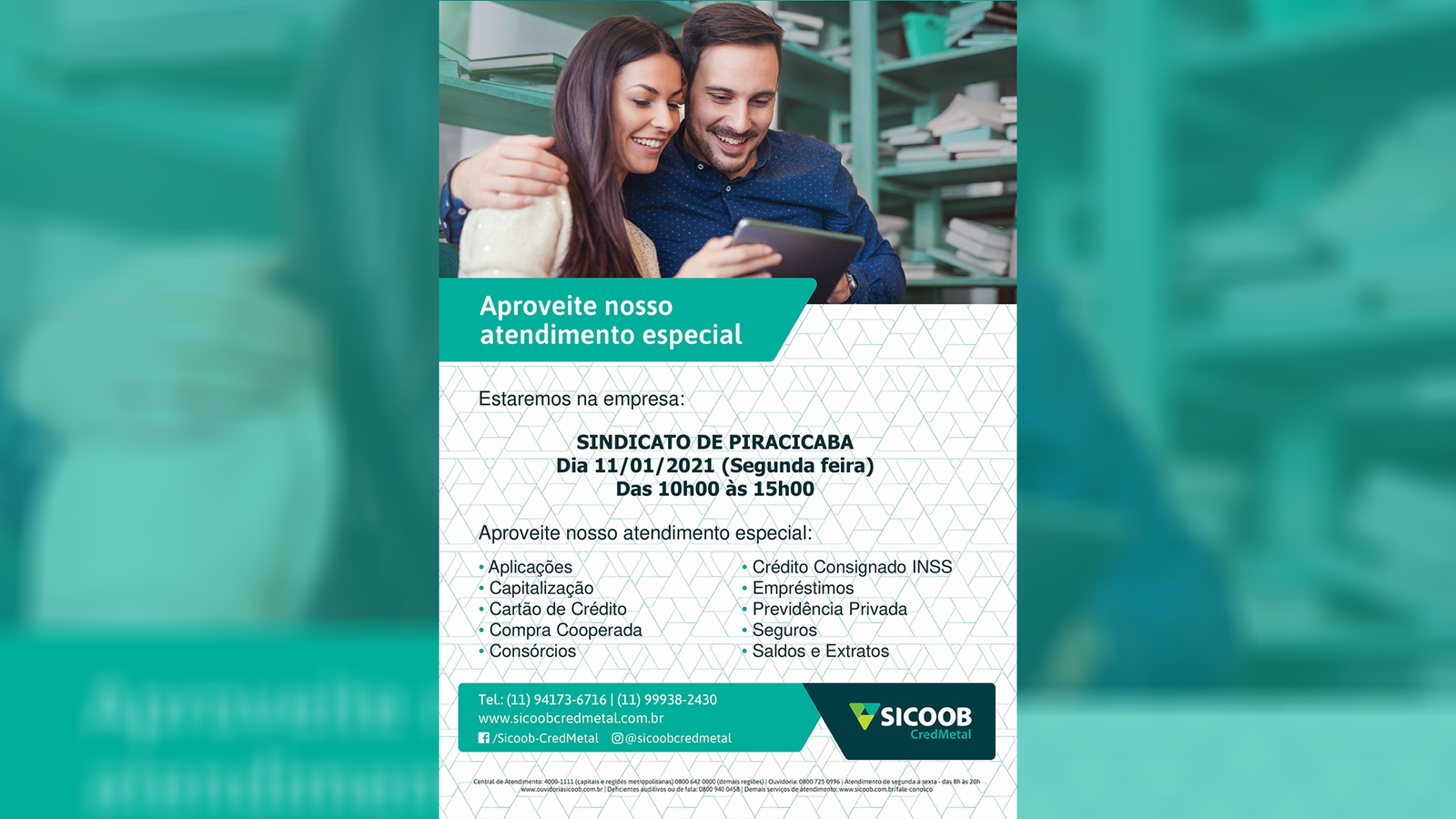 Sicoob: Aproveite nosso atendimento especial