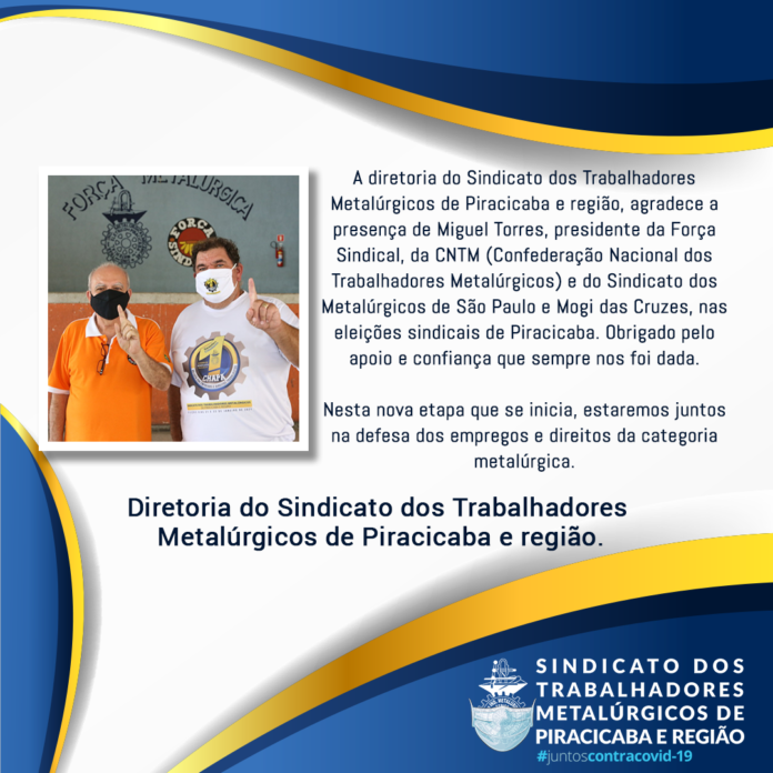 agradecimento presidentes