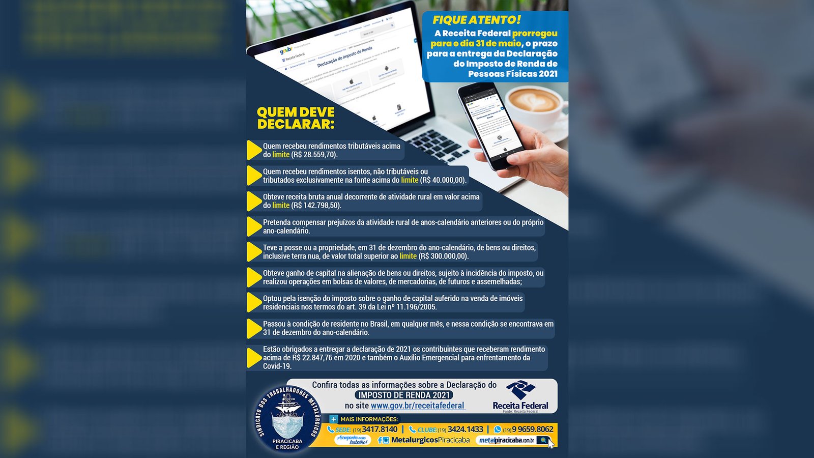 Declaração Imposto de Renda 2021