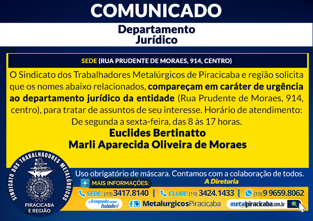 Comunicado juridico 7-7-21