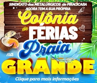 Colônia de Férias na Praia Grande