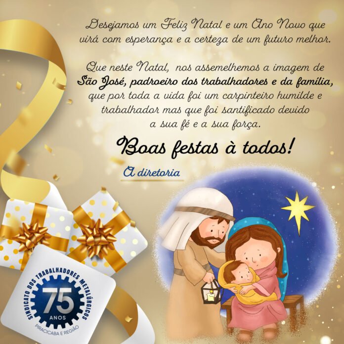 Desejamos um Feliz Natal e um Ano Novo que virá com esperança e a certeza de um futuro melhor | Sindicato dos Metalúrgicos de Piracicaba e Região Desejamos um Feliz Natal e um Ano Novo que virá com esperança e a certeza de um futuro melhor | Sindicato dos Metalúrgicos de Piracicaba e Região