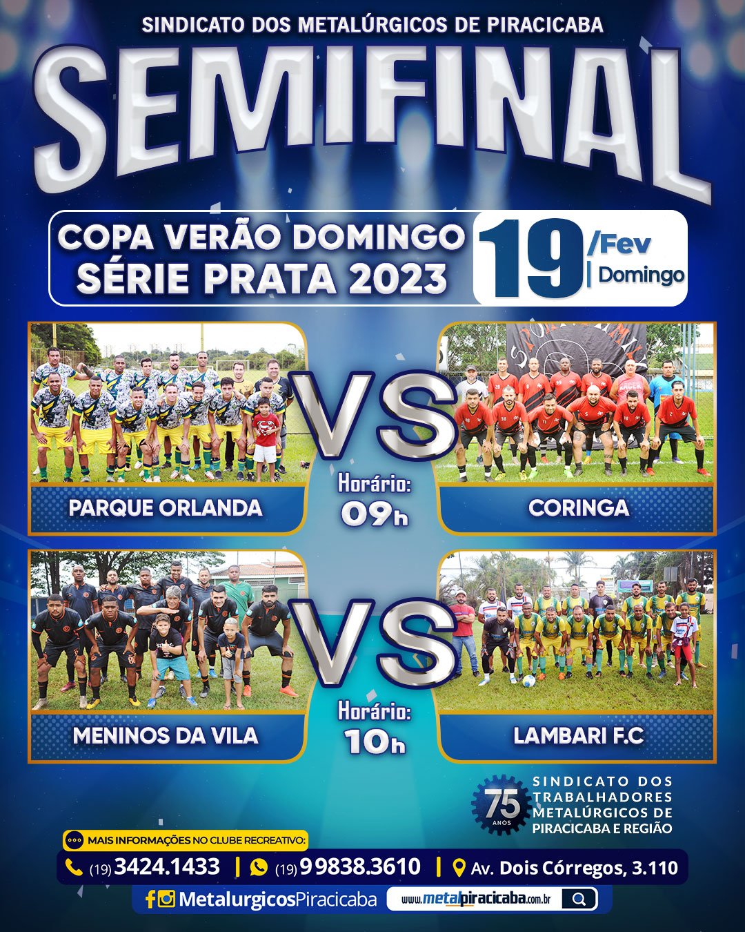 Semifinal campeonato Copa Verão Livre Série Prata Domingo 2023