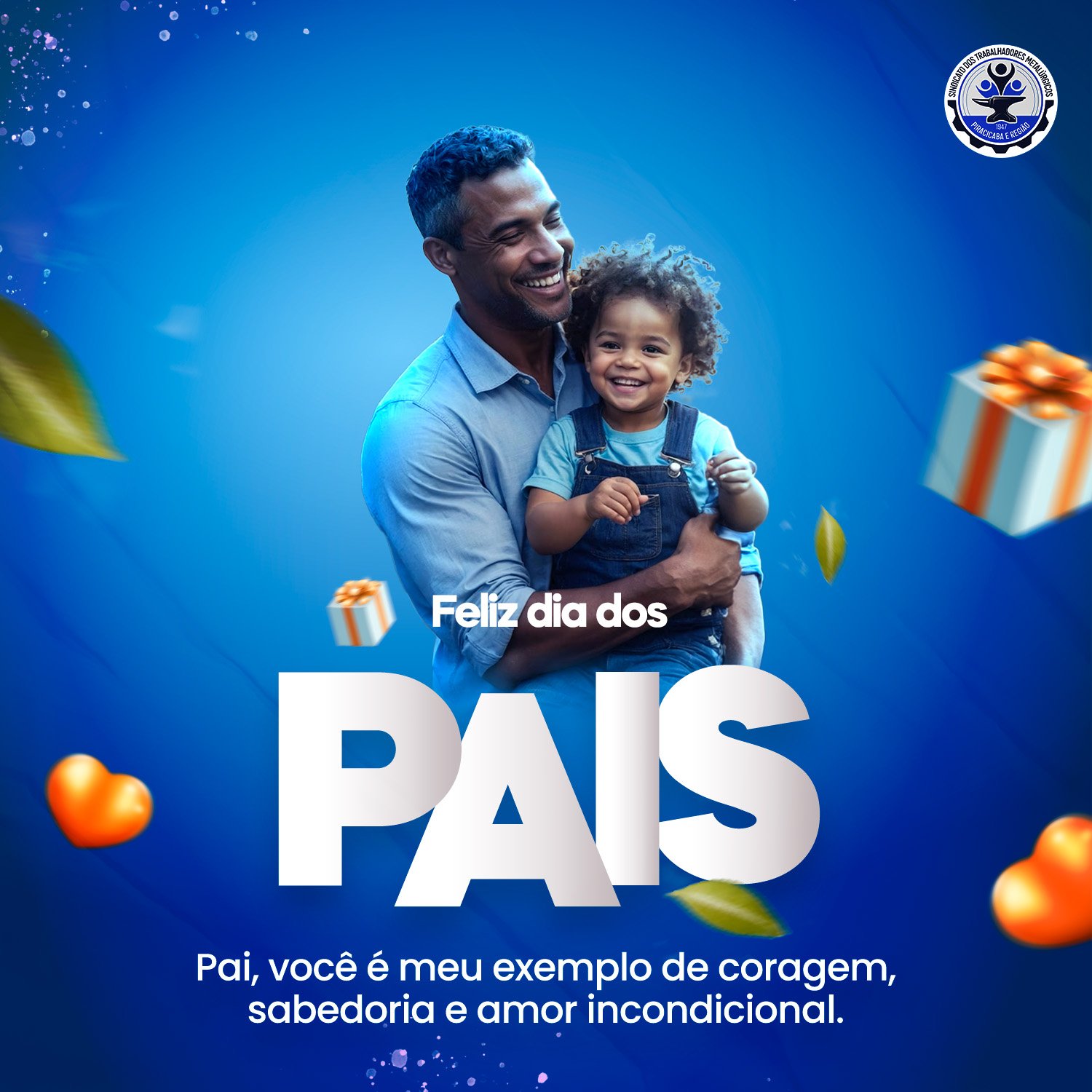 Dia de parabenizar os pais pelo seu dia