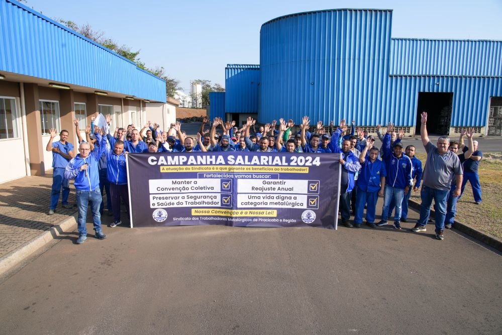 Trabalhadores da Piacentini em Campanha Salarial