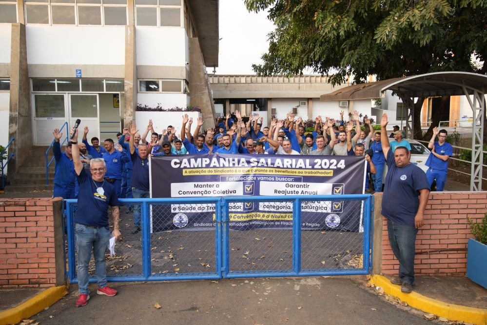 Trabalhadores do 2º turno da Dedini – matriz, acompanham Assembleia