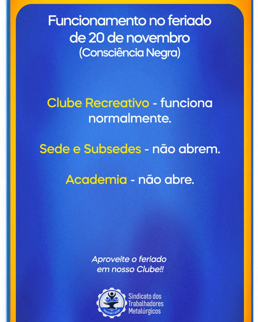 Comunicado feriado 20nov