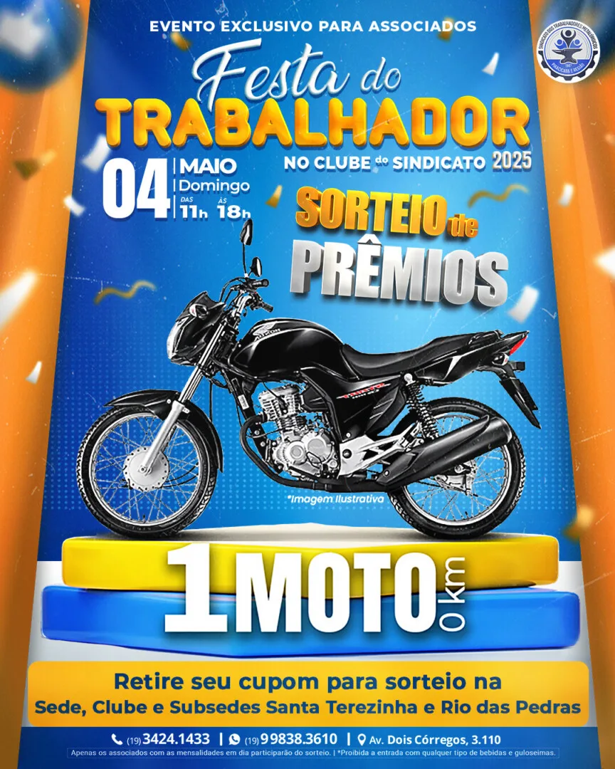 Vamos de Pimenta Preta na Festa do Trabalhador