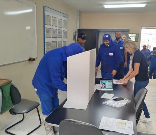 Sindicato na CIPAA da Equipe filial e matriz