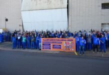 Campanha Salarial: Recebemos o apoio dos trabalhadores da Dedini Mecânica – 1º turno