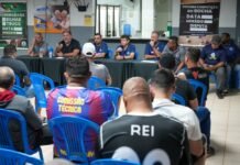 Presidente Juca se reúne com representantes de equipes de futebol