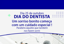 Dia 25 de outubro: Dia do dentista