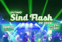 Último Sind Flash de 2025 será com a Banda Luxus