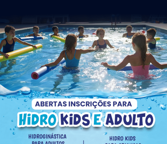 Inscrições abertas para Hidroginástica Adulto e Hidro Kids
