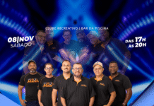 Grupo Virou Mania toca sábado no bar da piscina