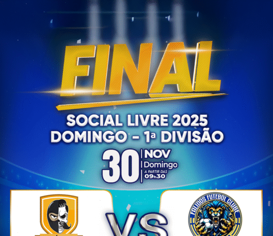 Dia 30 é a Final do Livre