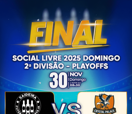 Vamos para a final do Livre de domingo: dia 30