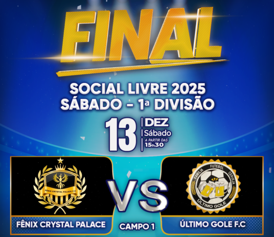 Social: Final 1ª divisão será neste dia 13