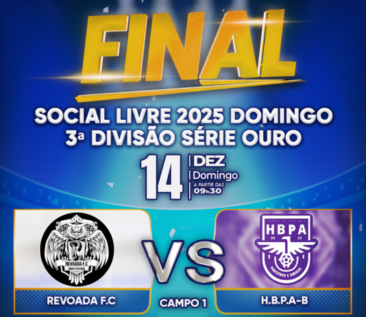 Social: Final 3ª divisão Ouro