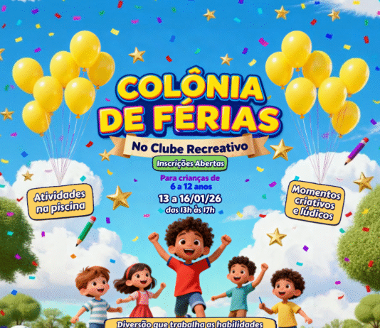 Colônia de Férias das Crianças tem vagas limitadas