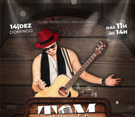 Sertanejo com Tom Muller dia 14