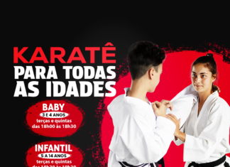 Temos Karatê para todas as idades