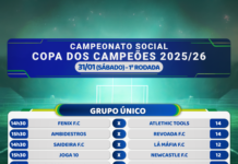 Sábado tem a 1ª rodada da Copa dos Campeões