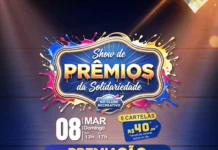 Show de Prêmios da Solidariedade garanta sua cartela