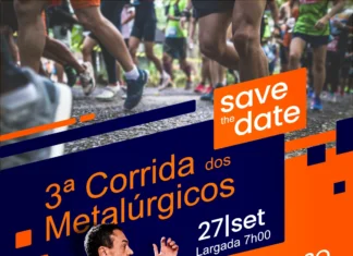 Save the date: 3ª Corrida dos Metalúrgicos – 27 de setembro