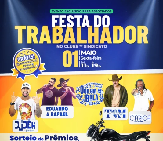 Festa do Trabalhador: Retire seu cupom para concorrer a prêmios