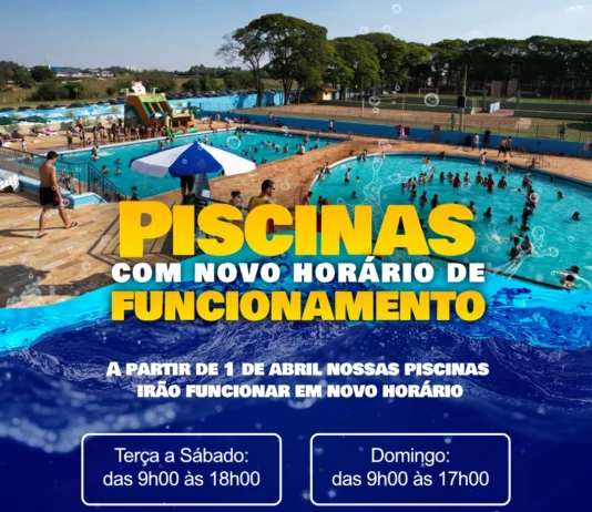 Venha curtir às piscinas do Clube Recreativo dos Metalúrgicos