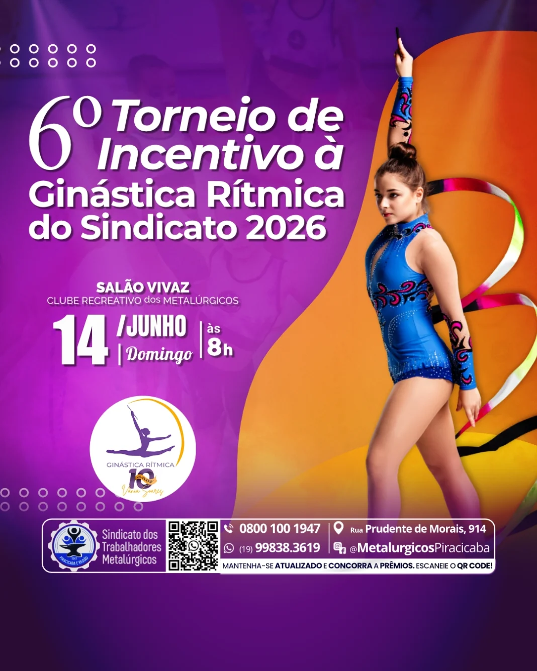 6 Torneio de Ginastica ritmica
