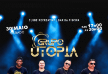 Grupo Utopia toca sábado