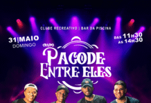 Pagode Entre Eles será domingo dia 31