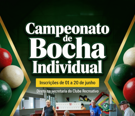 Campeonato de Bocha Individual: inscrições a partir de 1 de junho