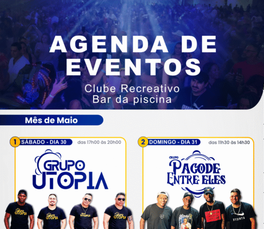 Programação com música ao vivo deste final de semana