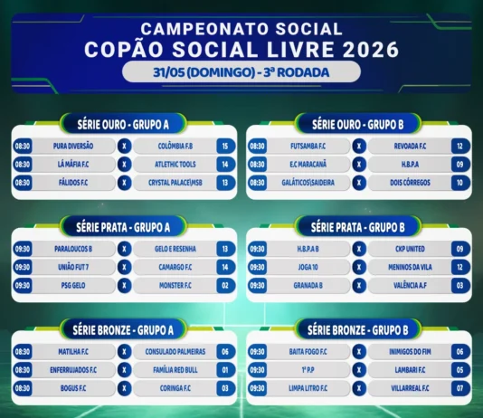 Copão tem rodada no domingo