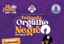 E bora para a deliciosa Feijoada Orgulho Negro!