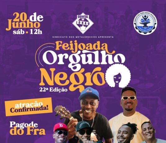 E bora para a deliciosa Feijoada Orgulho Negro!