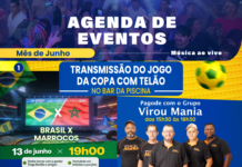 Programação do mês de junho – bar da piscina