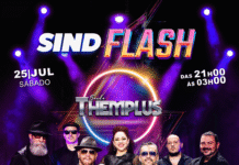 Sind Flash com a Banda Themplus dia 25 de julho