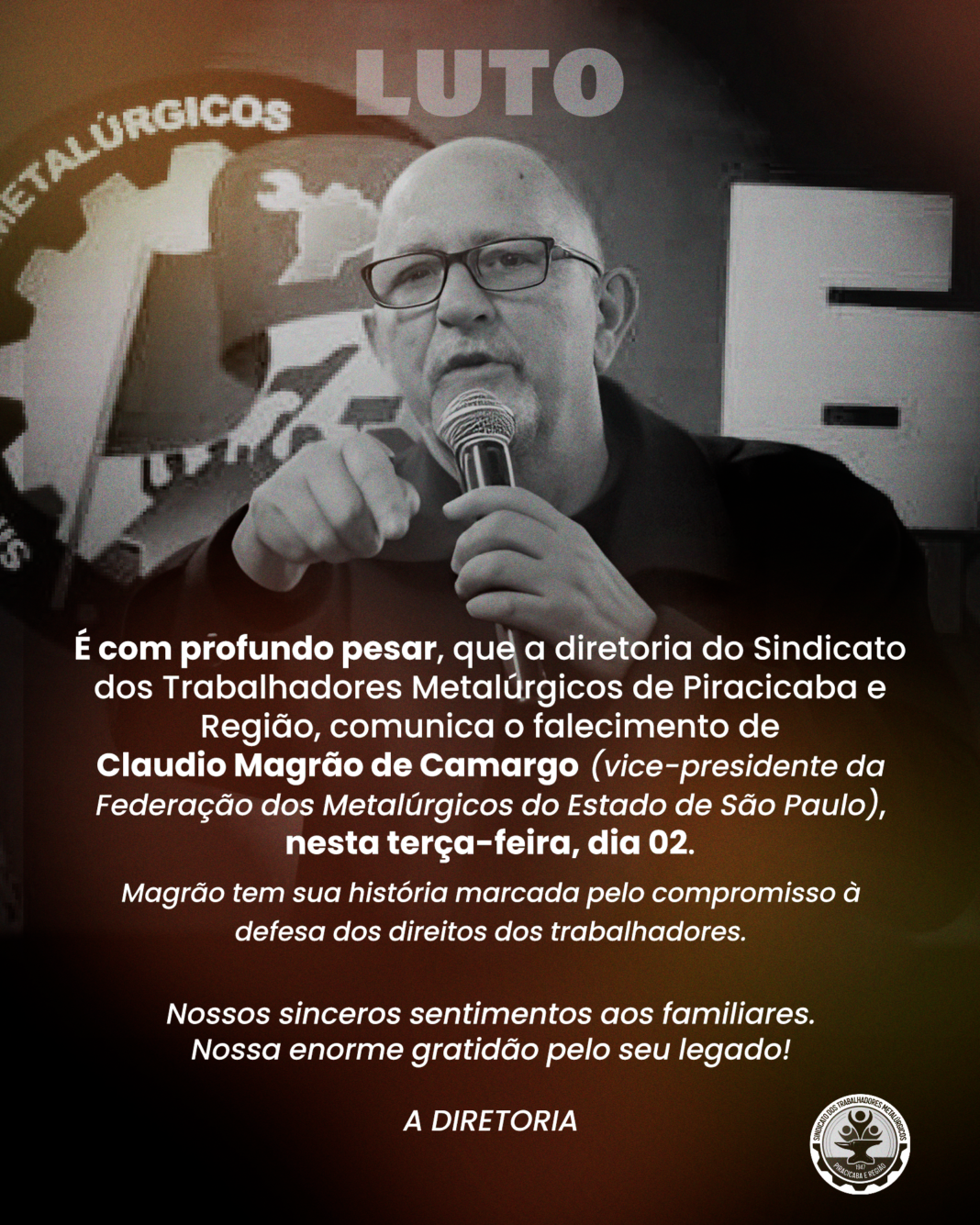 LUTO PAULO MAGRÃO
