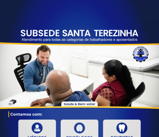 Em Santa Terezinha temos: médicos, psicólogos e dentistas