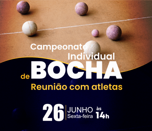Atletas do Bocha Individual terão reunião na próxima sexta-feira